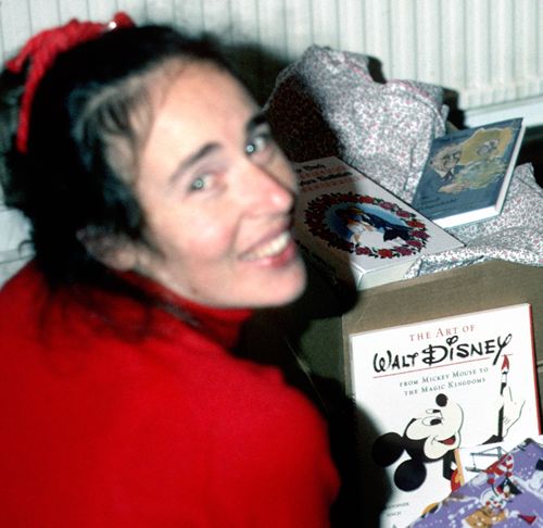 Christa at Xmas 1978
