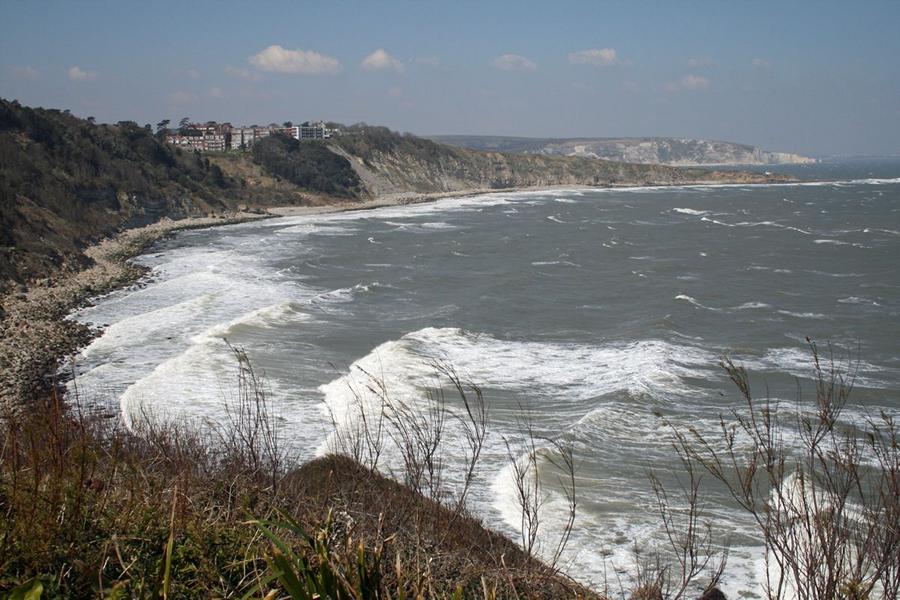 Waves at Durlston, April 2008