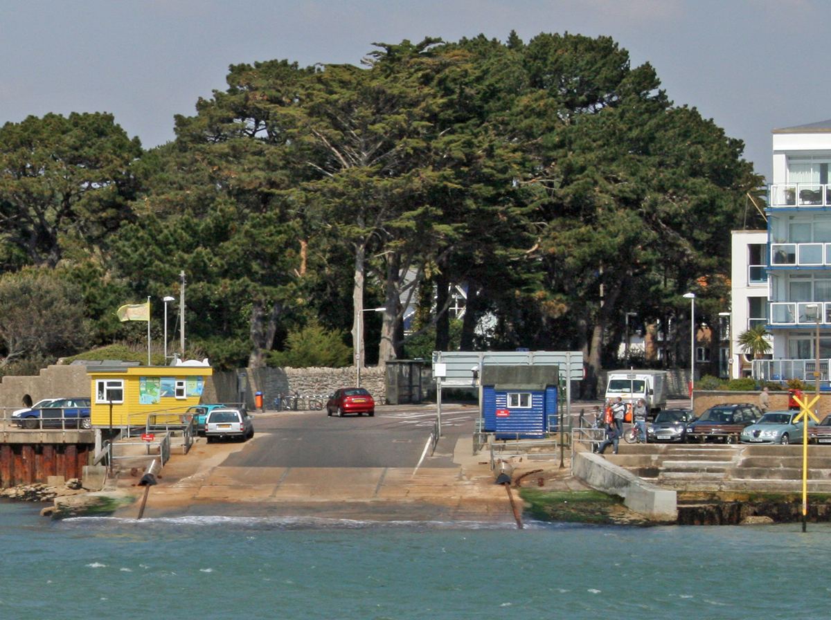 Sandbanks ferry landing zone