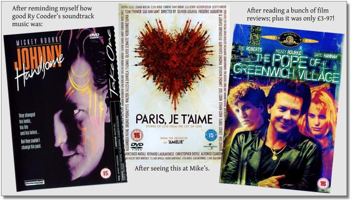 Three DVDs