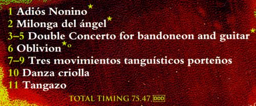 Tangazo CD tracks