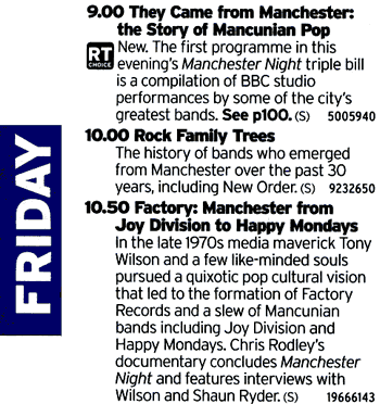 Mancunian music evening