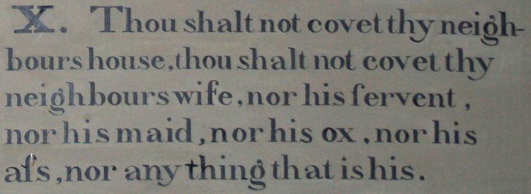 Tenth commandment