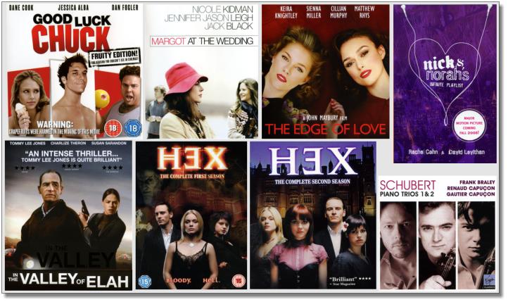 Films, book CD