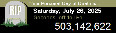 My remaining lifespan