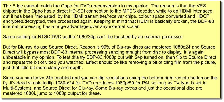 Edge v Oppo
