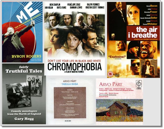 Books, CDs, DVDs